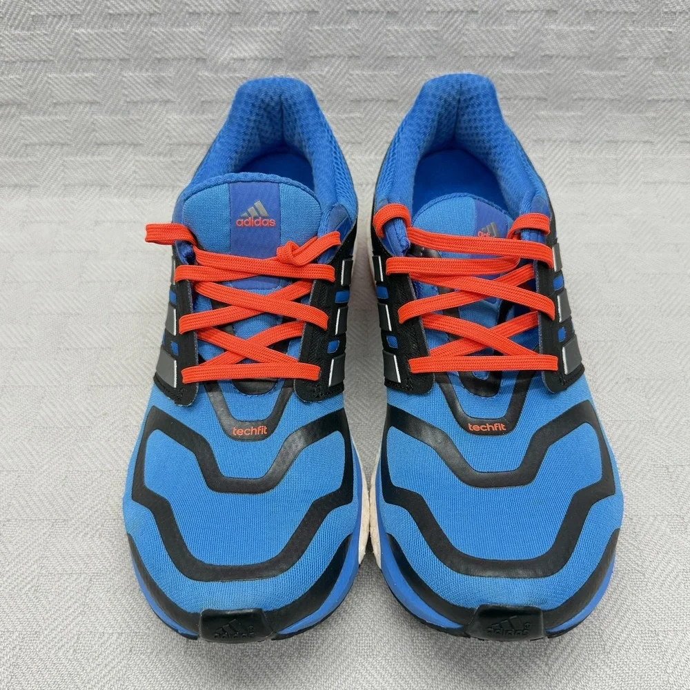 Adidas Energy Boost Techfit Shoes Mens Size 9 Blue‎ Running Cushioned G96599